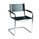 Sales Online Delta Chair Steel Structure with Thick Leather by SintesiDesign.