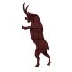 Fausto Ibex Shape Wall Storage Laminated Structure by Ibride Online Sales