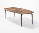 Gaulino Table Wooden Legs Glass Top by BD Barcelona Online Sales
