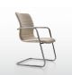 Ice 973 Chair Metal Frame Leather Seat by Quinti Online Sales