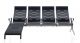Keyport High 4SF bench polished aluminum base polyurethane seats by Kastel online sales