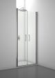 Marte Double Door Shower Enclosure Glass Doors Aluminum Frame by SintesiDesign Online Sales