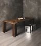Noa Table Aluminum Legs Wooden Top by elite, TO BE Online Sales