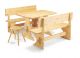 PIZ 150 Bench in Solid Pine Wood by SintesiDesign Online Sales