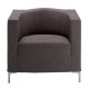 Sales Online Rubik Armchair Aluminum Structure Upholstered Polyurethane by SintesiDesign.