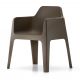Plus small armchair polypropylene structure by Pedrali online sales