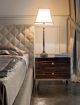 Sir Bedside Table Wooden Frame Metal Base by Longhi Online Sales