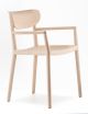 Tivoli 2805 chair with armrests wooden structure by Pedrali online sales