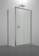 Venere Corner Shower Enclosure Glass Doors Aluminum Frame by SintesiDesign Online Sales