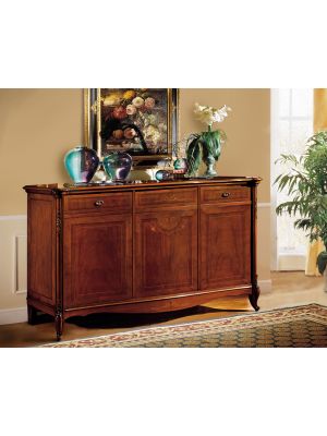 Alice Sideboard 3 Doors 3 Drawers Made in Italy by Bianchi Mobili