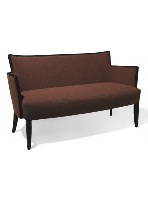 Nobilis D Waiting Sofa Wooden Frame Fabric Seat by Cabas Online Sales