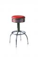 BS-30 Vintage Stool Steel Structure Seat Coated with Ecoleather by Bel Air Buy Online