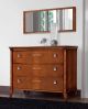 Vivre 301 Dresser Walnut Made in Italy by Bianchi Mobili 