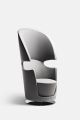 Folies Bergère swivel armchair coated in fabric by LaCividina buy online