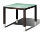 Plan T Coffee Table Wooden Frame Glass Top by Cabas Online Sales