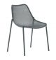 Round stacklable chair steel structure outdoor use by Emu online sales