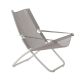 Snooze 201 deckchair steel frame textilene seat suitable for contract use by Emu online sales