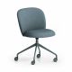 Volta side chair 4-star base with castors
