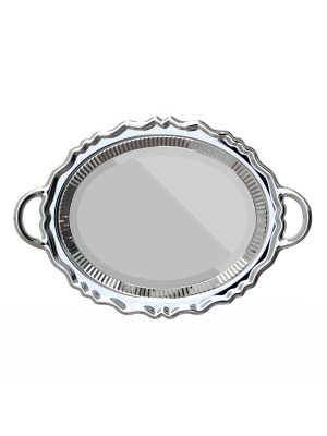 Qeeboo Plateau Miroir Metal