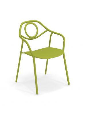 Zahir 653 sedia impilabile in acciaio adatta per l'outdoor e il contract by Emu vendita online su www.sintesi.design