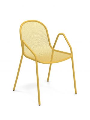 Nova 661 stackable chair steel structure suitable for outdoor or contract use by Emu online sales on www.sintesi.design now!