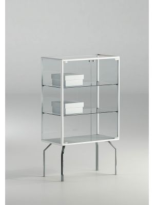 AllDesign Plus 7112P/9112P showcase tempered glass and aluminum by Italvetrine buy online