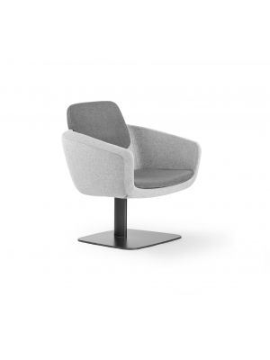 arca armhair with medium backrest and fixed central base online sales sintesidesign