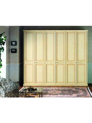 Sales Online Vega Wardrobe by Bianchi Mobili Patinated Finish