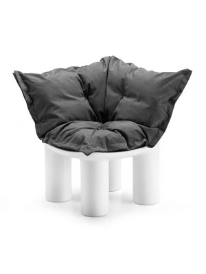 Atene corner armchair polyethylene structure suitable for contract use by Plust buy online
