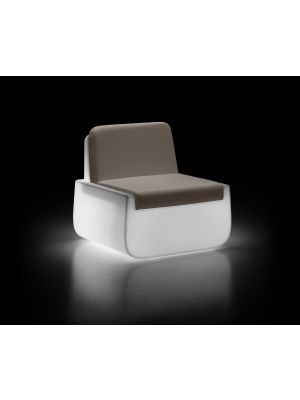 Bold A Light armchair with light polyethylene structure by Plust buy online