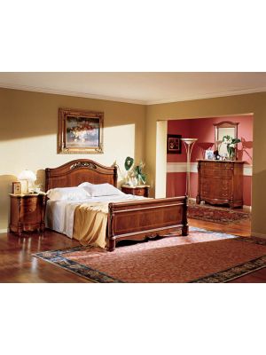 Althea Bed Made Wood Made in Italy by Bianchi Mobili