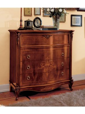 Naviglio Dresser Walnut Made in Italy by Bianchi Mobili 