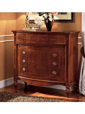 Volterra Dresser Walnut Made in Italy by Bianchi Mobili