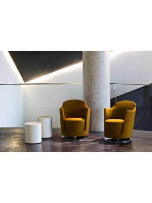 Folies 2204 swivel armchair suitable for contract use by LaCividina online sales