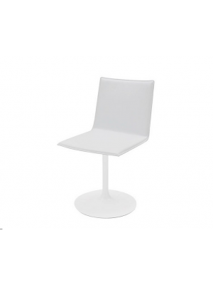Sales Online Glove Swivel Chair Metal Base Seat in Ecoleather Soft Leather or Thick Leather by Sovet.