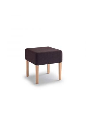 Sales Online Ilary Low Stool Wood Legs Coating Faux Leather by SintesiDesign.