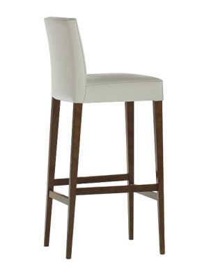 Sales Online Ilary Stool Wood Legs Coating Faux Leather by SintesiDesign.