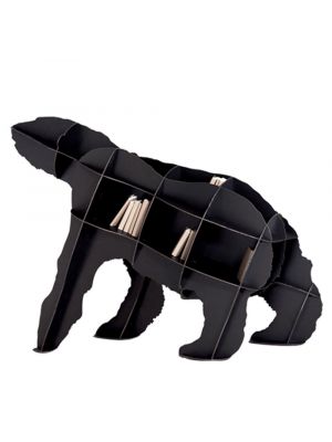 Joe Polar Bear Shape Bookcase Laminated Structure by Ibride Online Sales