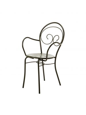 Mimmo SP111 stackable chair metal structure suitable for contract and outdoor use by Vermobil online sales on www.sintesi.design now!