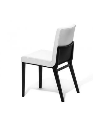 Moritz chair wooden structure leather seat by Ton online sales