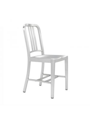 Navy Chair Emeco Aluminum Brushed Version 100% Original Online Sales