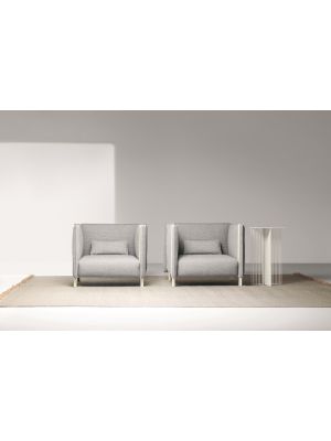 Pinch waiting armchair coated in fabric suitable for hotel by LaCividina online sales