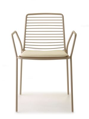 summer 2520 steel armchair for outdoor use by scab buy online on sintesidesign