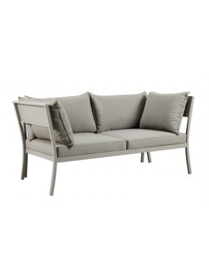 Portocervo PC631 2 seater sofa metal frame fabric cushion suitable for contract use by Vermobil online sales