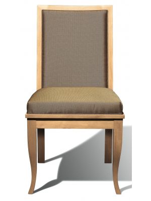 Queen Chair Wooden Frame Leather Seat by Cabas Online Sales
