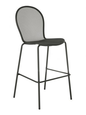Ronda 128 stackable stool steel structure suitable for outdoor use by Emu online sales