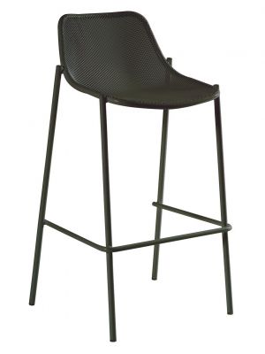 Round 467 stackable stool steel structure suitable for outdoor use by Emu buy online