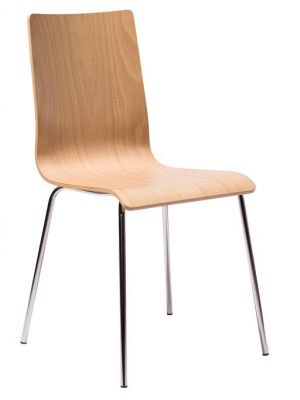Lilly Chair Steel Structure Plywood Seat by Sintesi Online Sales