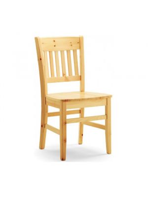 S/155 Chair Solid Pine Wood by SintesiDesign Online Sales