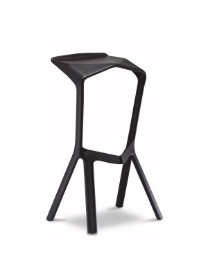 Miura stackable stool polypropylene structure suitable for contract use by Plank online sales on www.sintesi.design